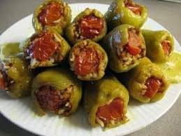 Egyptian stuffed peppers