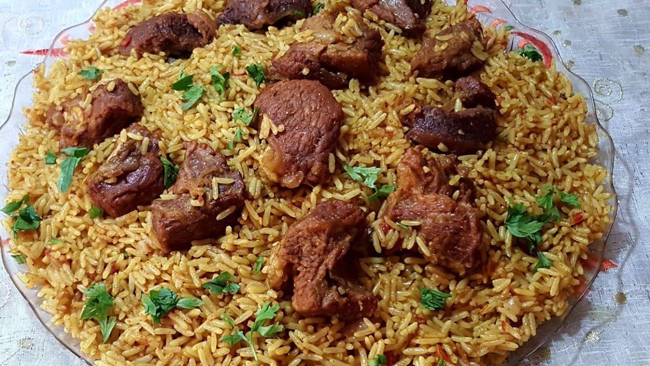 Moroccan Kabsa with meat